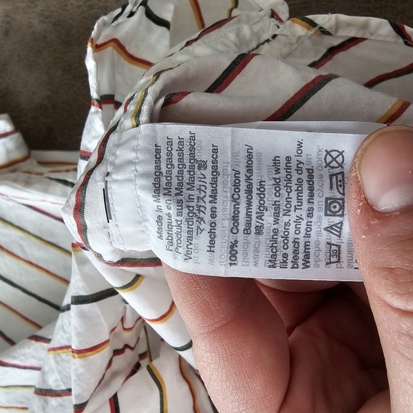 Madewell Central Shirt in Sadie Stripe - Picture 7 of 8